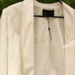 White Cropped Blazer